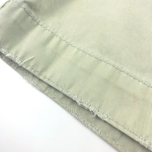 American Eagle Outfitters AEO Longer Length Mens Shorts Sz 28 Flat Front Chino - Picture 5 of 16